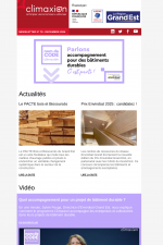 Lettre d'information batiment durable