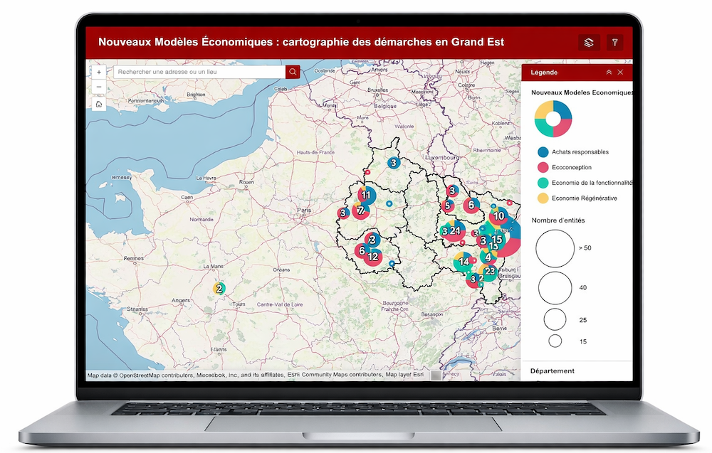 Cartographie des projets de nouveaux modèles économiques en Grand Est