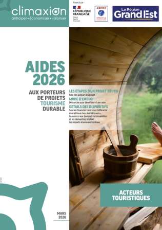 Aides tourisme durable 2026