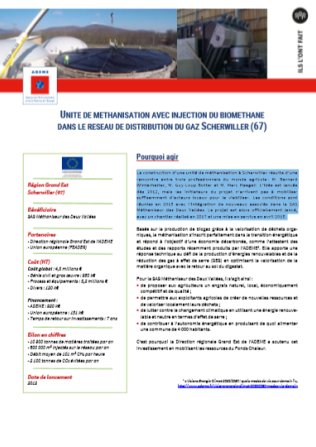 Méthanisation à Scherwiller