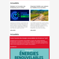 Lettre d'informations Climaxion mars 2025