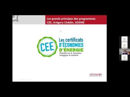 Embedded thumbnail for Les Certificats d'Economie d'Energie mobilisables pour les collectivités